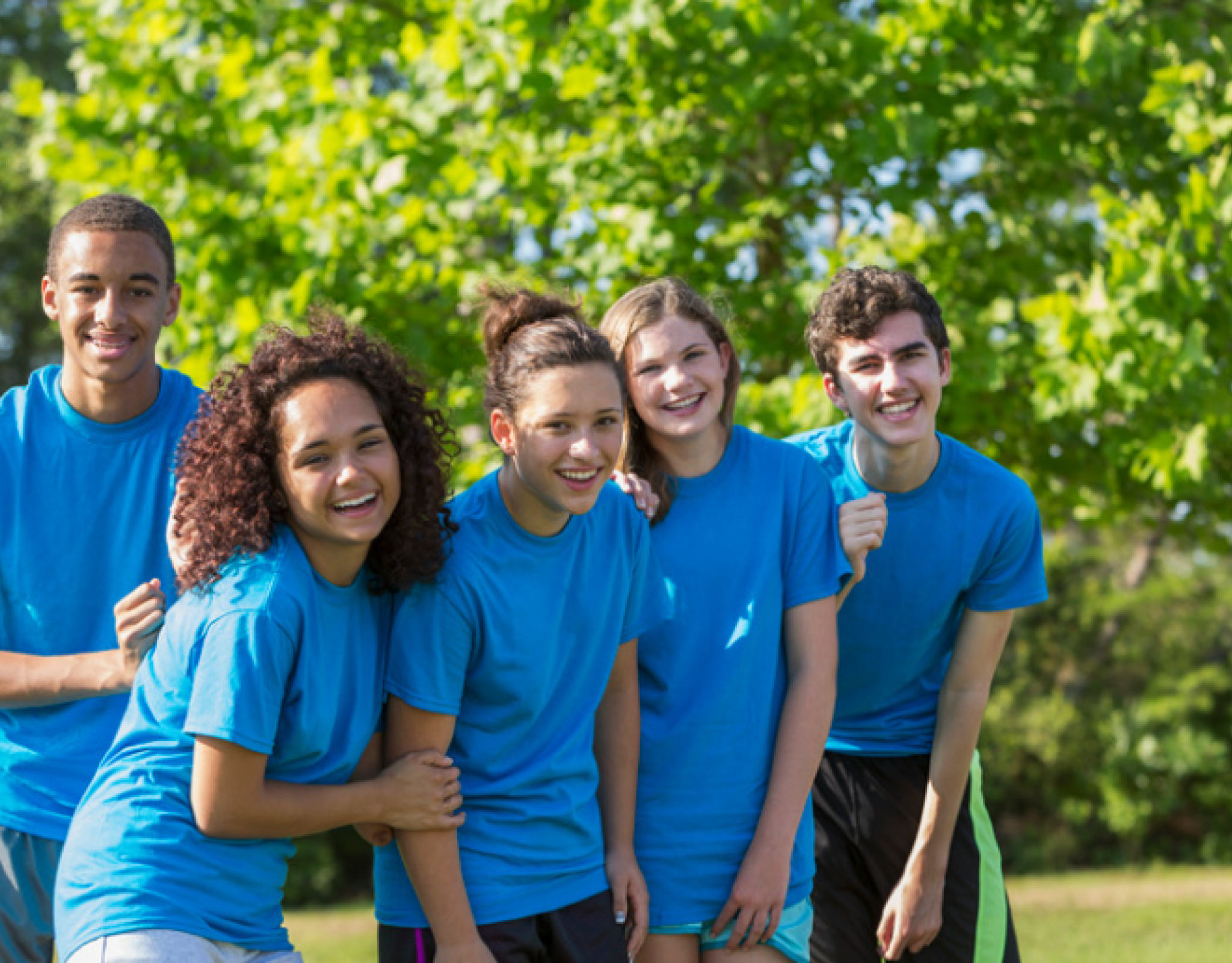 Teens at camp