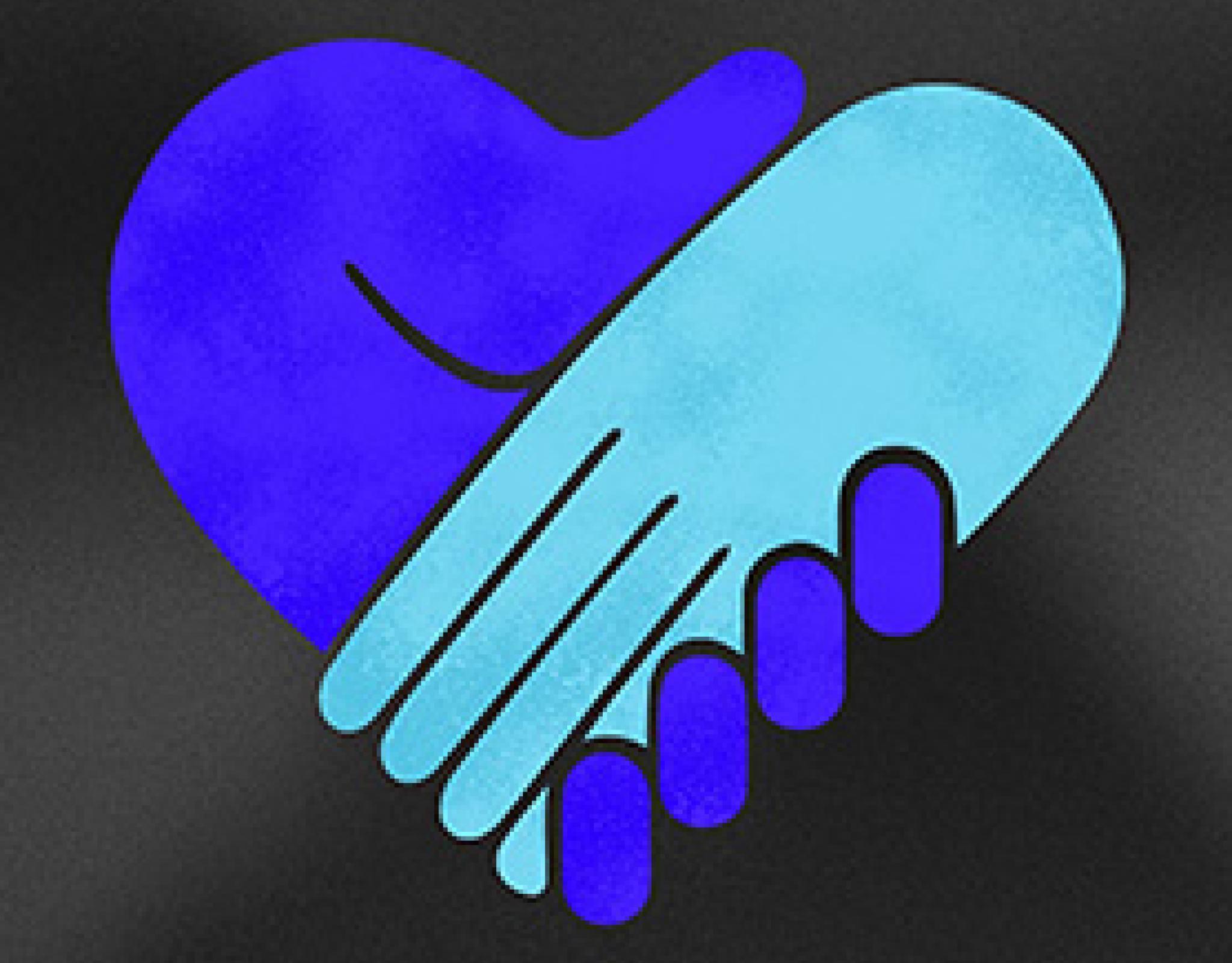 Hands in the shape of a heart