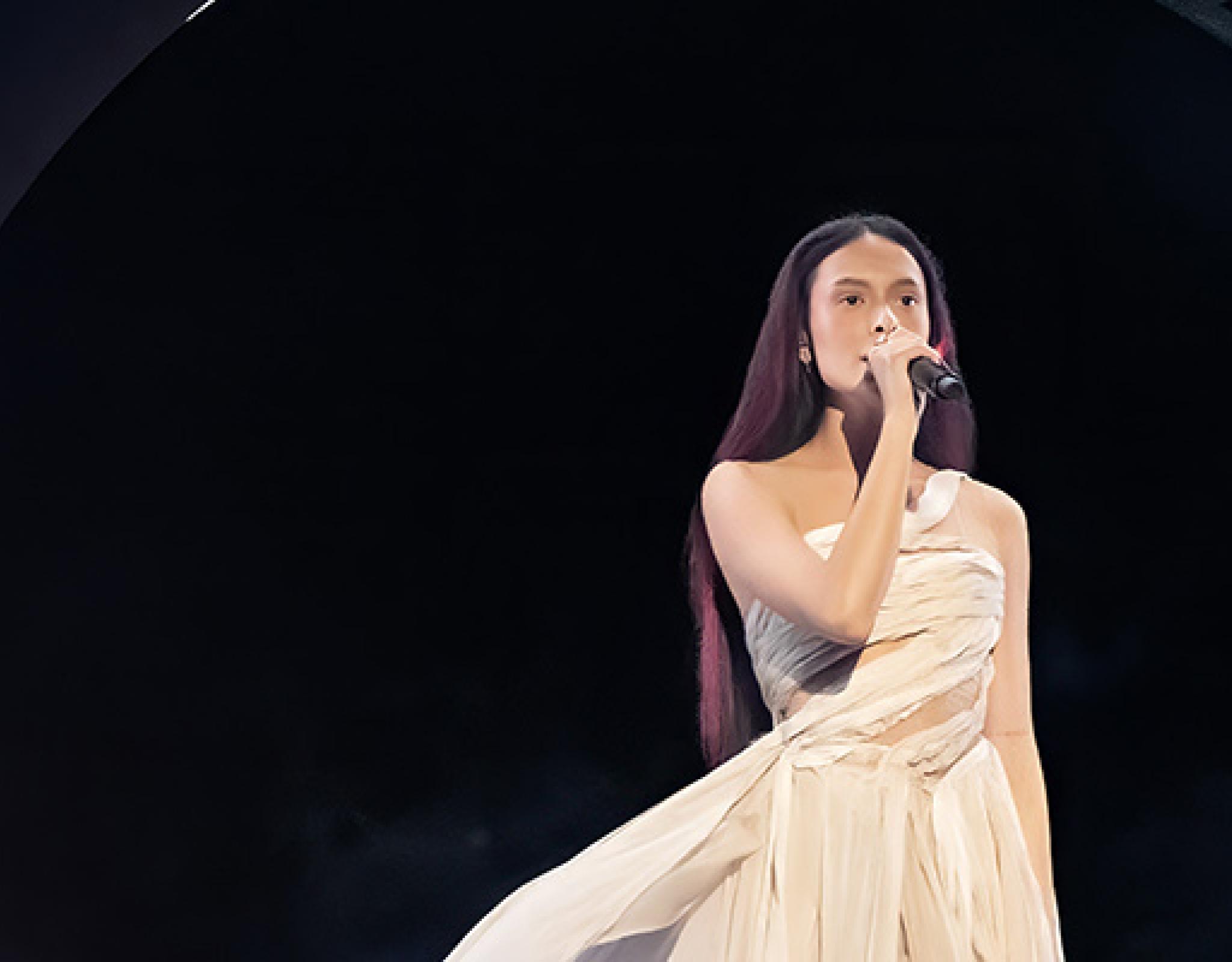 Eden Golan performs at Eurovision 2024