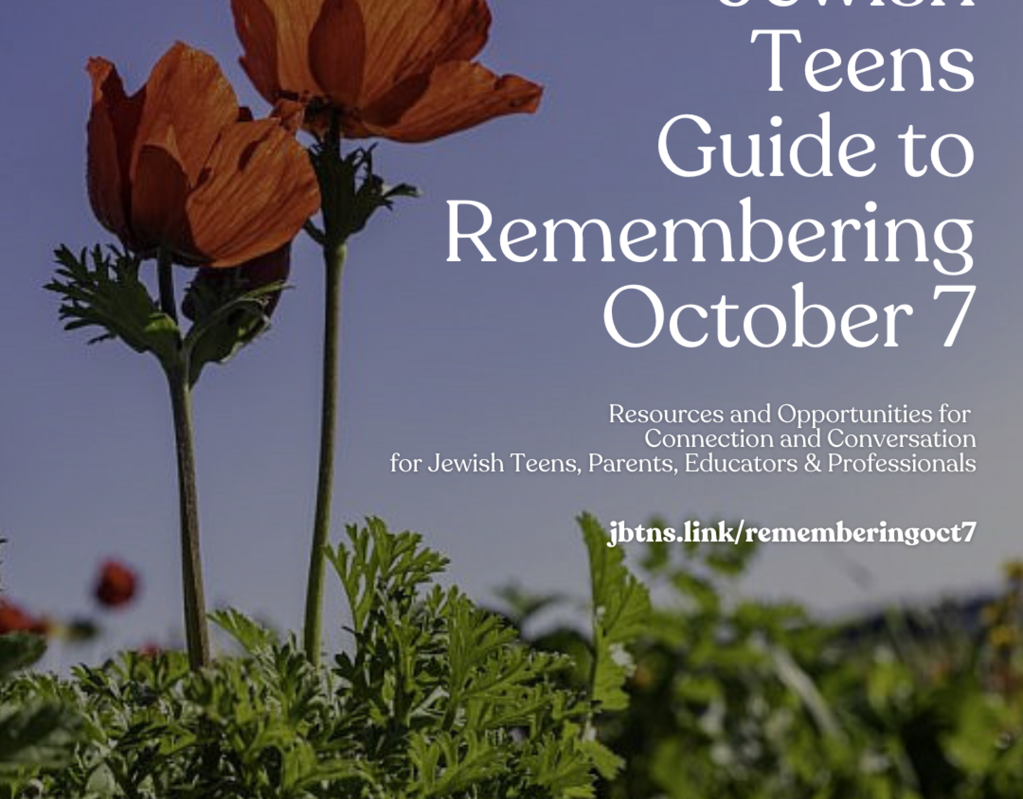 Jewish Teens Guide to Remembering October 7
