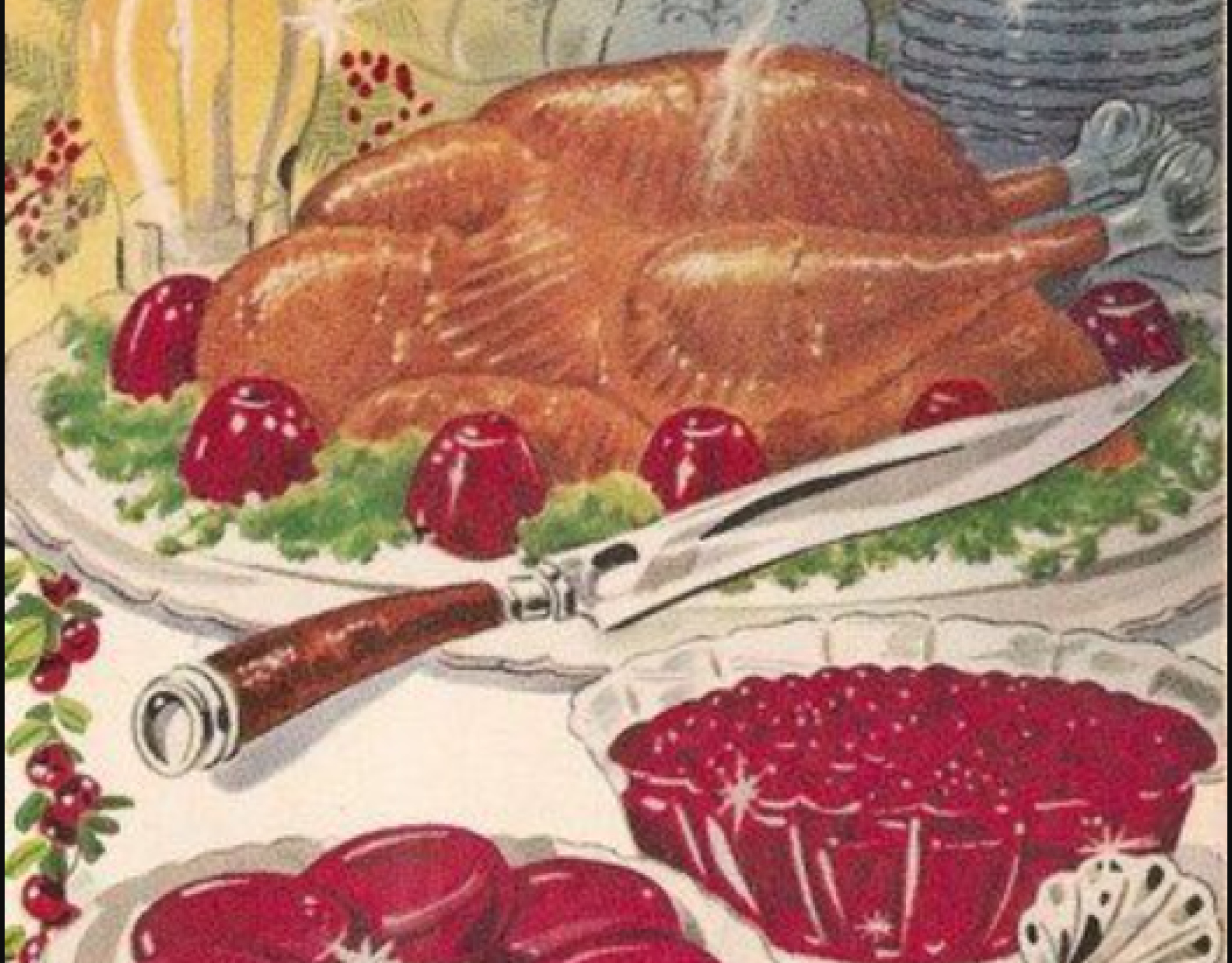 1950s Thanksgiving Table