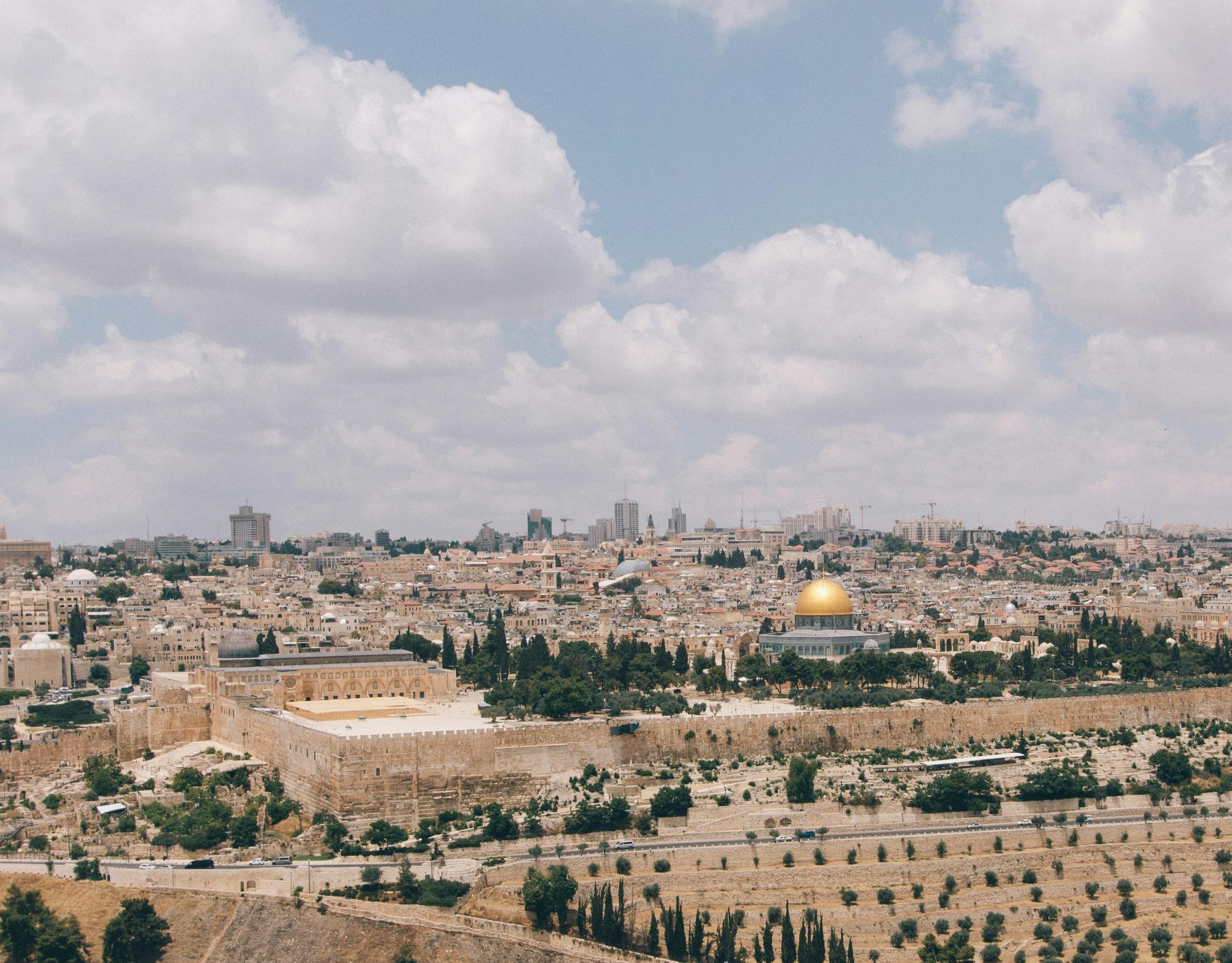 Landscape photo of Jerusalem
