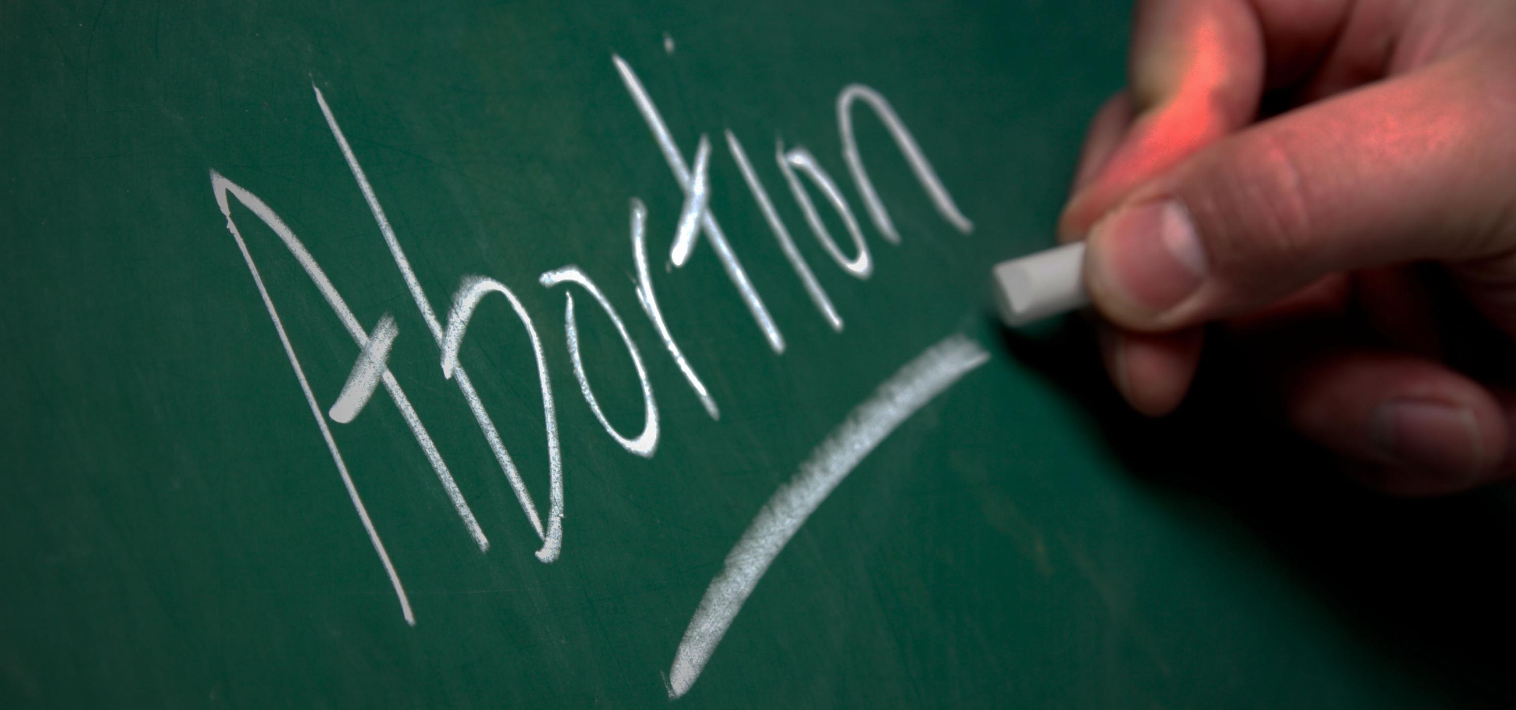 Abortion on Chalkboard #2