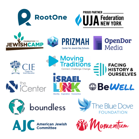 Our partners for the event, including RootOne, UJA Federation of New York, OpenDor Media, and others.