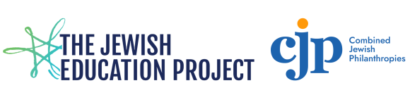 The logos of The Jewish Education Project and CJP