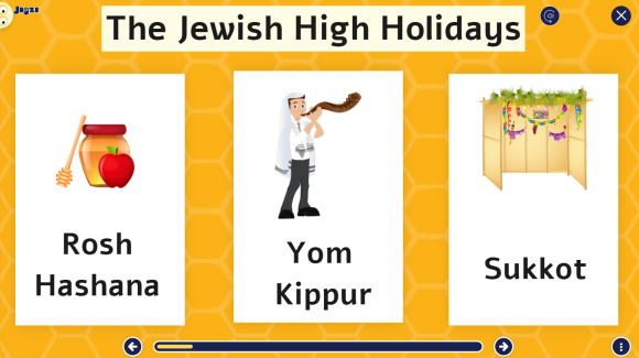 High Holidays Accessible Digital Activity 
