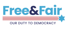 Free and Fair - Our Duty to Democracy logo