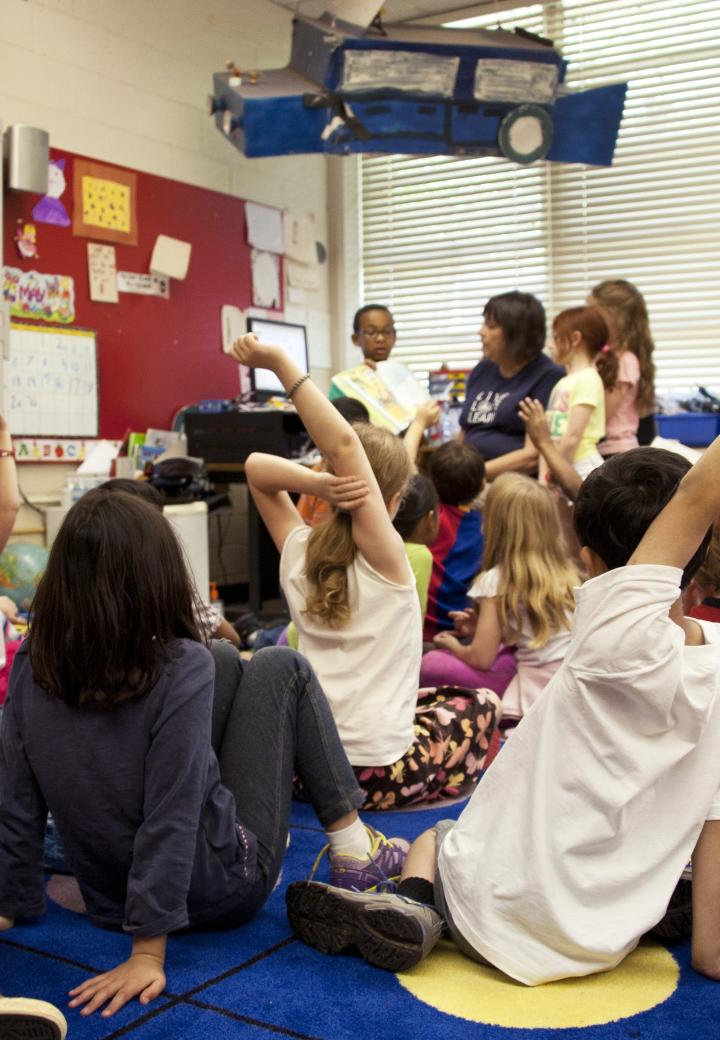 Children in classroom