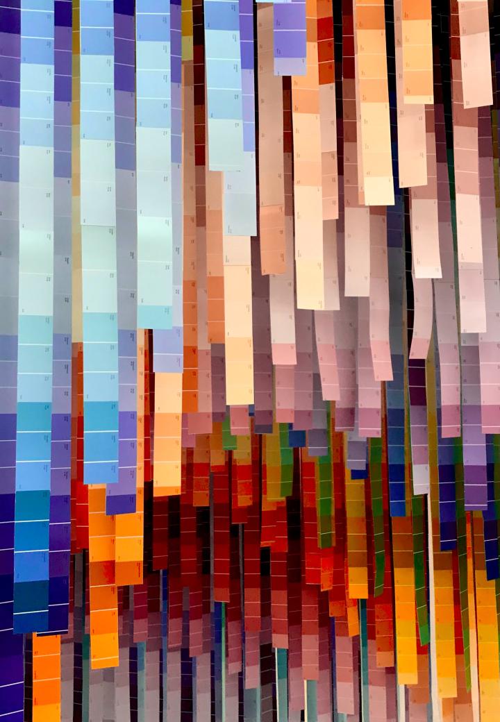 Paint squares in different colors